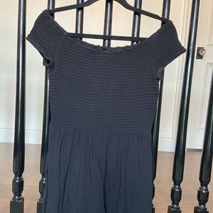 Off-the-Shoulder Romper with Pockets!